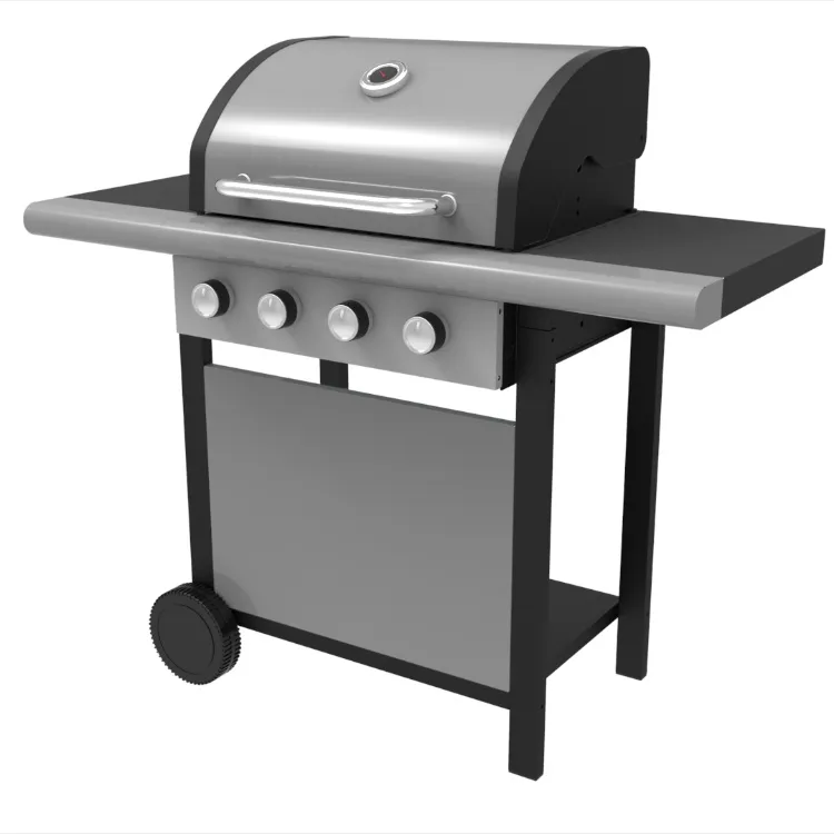 retail ready 4 burner gas grill