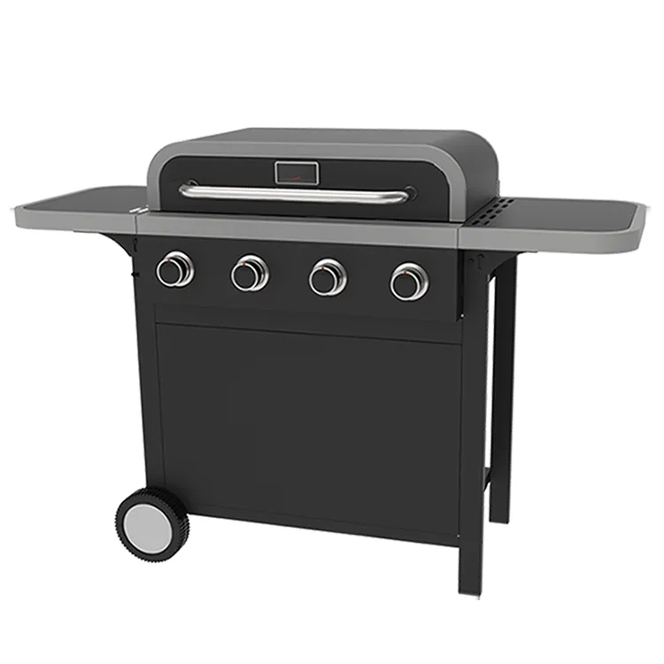 trolley 4 burner gas bbq grill